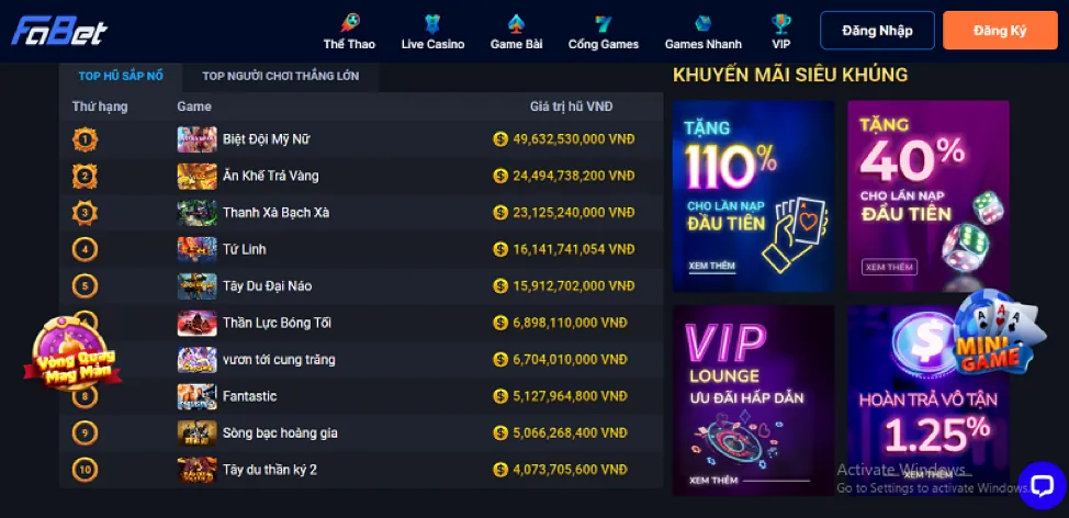 Ưu đãi chào mừng thành viên mới hbet casino